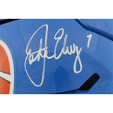 John Elway Autographed Denver Broncos SpeedFlex TB 75-96 Helmet Beckett 50222