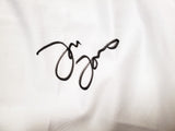 Jon Bones Jones Autographed Signed White Boxing Trunks Beckett BAS QR