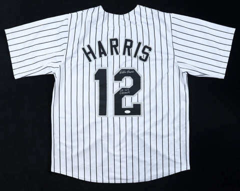 Willie Harris Signed Chicago White Sox Jersey Inscribed "05 WS Champs" / JSA QR