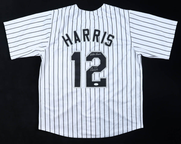 Willie Harris Signed Chicago White Sox Jersey Inscribed "05 WS Champs" / JSA QR