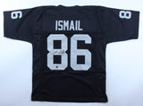 Raghib "Rocket" Ismail Signed Oakland Raiders Jersey (Beckett) Ex Notre Dame W.R