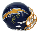 Antonio Gates Autographed Chargers Throwback Full Size Speed Helmet Beckett