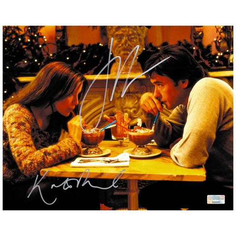 Kate Beckinsale and John Cusack Autographed 2001 Serendipity 8x10 Scene Photo