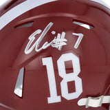 Eli Ricks Alabama Crimson Tide Signed Riddell Speed Mini Helmet