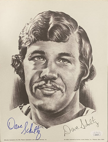 Dave Schultz Signed 8x10 Philadelphia Flyers Photo JSA AL44177