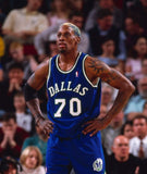 Dennis Rodman Signed NBA Wilson Basketball (Beckett) Pistons, Spurs, Bulls, Mavs