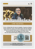 Lyra Valkyria WWE Authentic Signed 2023 Panini Chronicles #19 Card BAS #BS86717