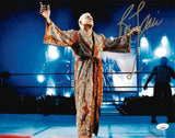 RIC FLAIR AUTOGRAPHED SIGNED 11X14 PHOTO JSA STOCK #203600