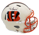 Ja'Marr Chase Signed Cincinnati Bengals Speed Full Size Retro NFL Helmet