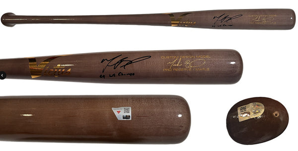Mookie Betts Autographed Dodgers "24 WS Champs" Victus Bat Fanatics