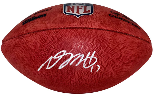DAVANTE ADAMS SIGNED LOS ANGELES RAMS OFFICIAL NFL DUKE WILSON FOOTBALL BECKETT