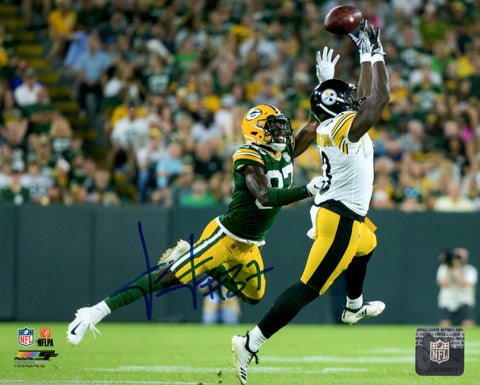 Packers Cornerback JOSH JACKSON Signed 8x10 Photo #2 AUTO - 2018 2nd Rnd Pick