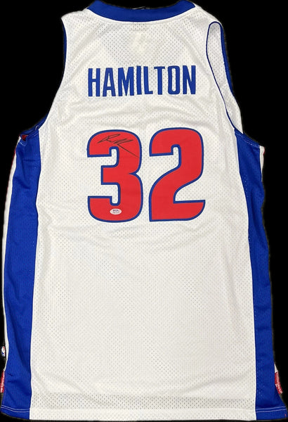Richard Hamilton Signed Jersey PSA Detroit Pistons Autographed