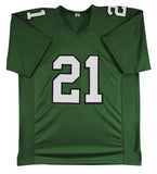 Eric Allen Authentic Signed Green Pro Style Jersey Autographed BAS Witnessed