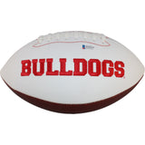 Roquan Smith Autographed/Signed Georgia Bulldogs Logo Football Beckett 53942