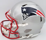 TOM BRADY AUTOGRAPHED PATRIOTS FULL SIZE AUTH SPEED HELMET FANATICS 202345