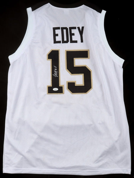 Zach Edey Signed Purdue Boilermakers Jersey (Beckett) 2024 Memphis /#1 Draft Pck