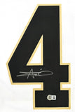 Alvin Kamara Autographed White Pro Style Jersey - Beckett W Hologram