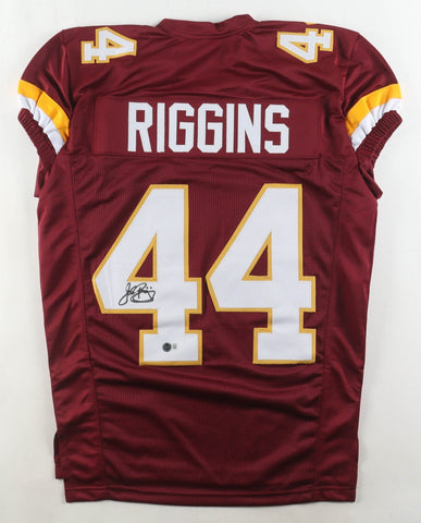 John Riggins Signed Washington Redskins Pro Cut Jersey (Beckett) S.B. XVII Champ