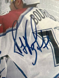 Ray Bourque & Patrick Roy Avalanche Autographed 8x10 Photo w/ Plaque JSA COA