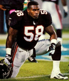 Jessie Tuggle Signed Atlanta Falcons Red Jersey Inscribed "The Hammer" (JSA COA)