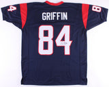 Ryan Griffin Signed Texans Jersey (JSA COA) Houston Tight End / UCONN