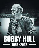 Bobby Hull Signed Blackhawks 16x20 Photo Inscribed "'61 Cup Champs" Beckett COA