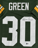 AHMAN GREEN Signed Replica Green Jersey - Green Bay Packers - BAS
