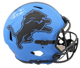 Lions Sam LaPorta Signed Rave Full Size Speed Proline Helmet BAS Witnessed