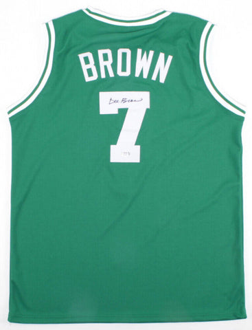 Dee Brown Signed Celtics Jersey (PSA) Boston's 1990 1st Round Pick / Guard