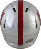 Crouch Rozier Rodgers Signed Nebraska Cornhuskers Chrome Mini Helmet JSA 59391