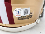 ROGER CRAIG AUTOGRAPHED 49ERS GOLD SPEED MINI HELMET BECKETT WITNESS 221284