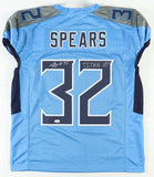 Tyjae Spears Signed Tennessee Titans Jersey "Titan Up" (JSA COA) Ex Tulane R.B.