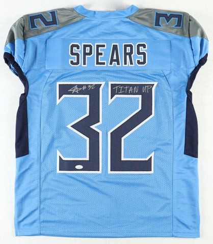 Tyjae Spears Signed Tennessee Titans Jersey "Titan Up" (JSA COA) Ex Tulane R.B.
