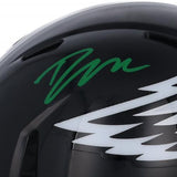 D'Andre Swift Philadelphia Eagles Signed Riddell 2022 Alternate Mini Helmet
