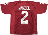 TEXAS A&M JOHNNY MANZIEL AUTOGRAPHED MAROON JERSEY JOHNNY FOOTBALL JSA 228798