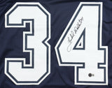 Herschel Walker Signed Dallas Cowboys Jersey (Beckett) Ex-Georgia Running Back