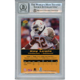 Ray Lewis Autographed 1997 Score Board All Sport #139 Trading Card Beckett 52980