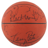 1990 Blazers (14) Drexler, Ainge, Robinson Signed Baden Basketball BAS #AC33556