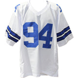 Charles Haley Autographed/Signed Pro Style White XL Jersey Beckett Witness 49000