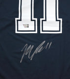 Micah Parsons Autographed Dallas Cowboys Nike Blue Game Jersey- Fanatics *Silver