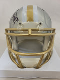 ALVIN KAMARA SIGNED NEW ORLEANS SAINTS FLASH SPEED MINI HELMET BECKETT