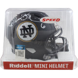 Jerome Bettis Signed Notre Dame Fighting Irish Yankees Mini Helmet Beckett 51768