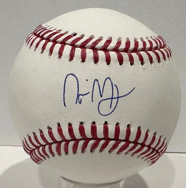 Brewers Outfielder NYJER MORGAN Signed Official MLB Baseball AUTO Pirates - BAS