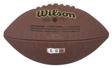 Patriots Ty Law "HOF 2019" Signed Wilson Super Grip Football W/ Case BAS Witness