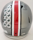 HEISMAN WINNERS AUTO OHIO STATE FLASH FULL SIZE HELMET 3 SIGS BECKETT 203900