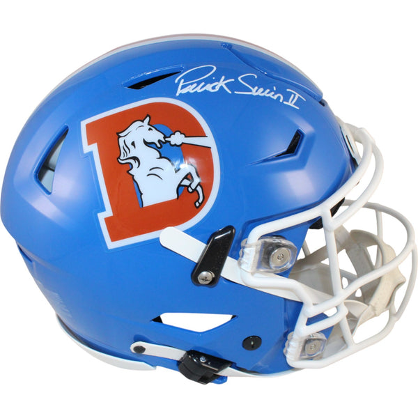 broncos speedflex helmet Patrick Surtain Autographed Denver Broncos SpeedFlex D Logo Helmet Bec – Super Sports Center