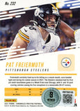 Pat Freiermuth Signed 2021 Chronicles Prestige Gold Foil #232 Card Beckett 57020