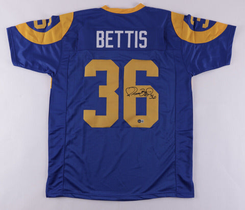 Jerome Bettis Signed Los Angeles Rams Jersey (Beckett) Rookie of the Year 1993