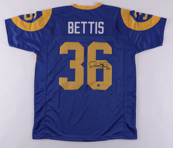 Jerome Bettis Signed Los Angeles Rams Jersey (Beckett) Rookie of the Year 1993